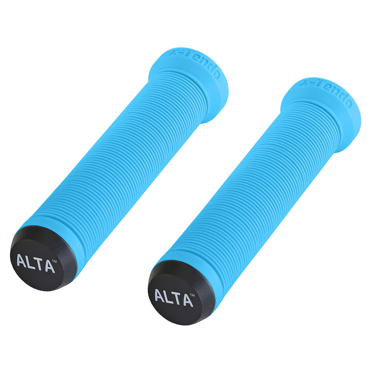 Alta X-Tendo Grips 7/8 long 135mm W/Plug Light/Blue.